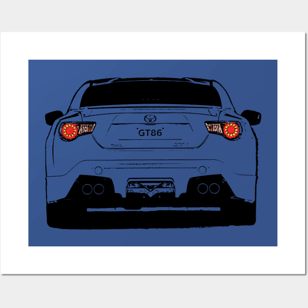 Toyota GT 86 Wall Art by benhonda2